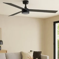 Ventilatori Da Soffitto-Selezionato da Mazzolaluce Ventilatore smart a soffitto con luce 28mq legno nocciola