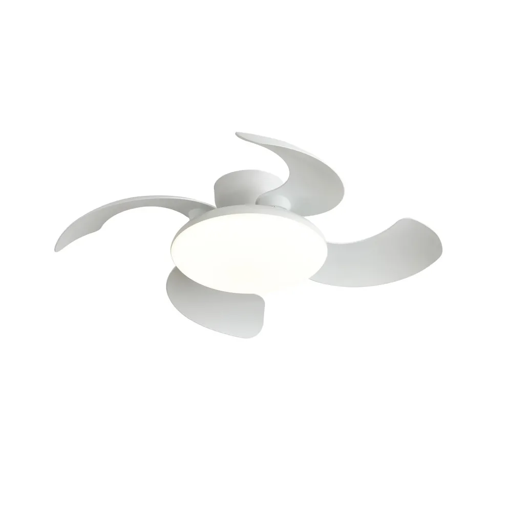Ventilatori Da Soffitto-Selezionato da Mazzolaluce Ventilatore soffitto pale richiudibili bianco led cct telecomando stanza 13mq