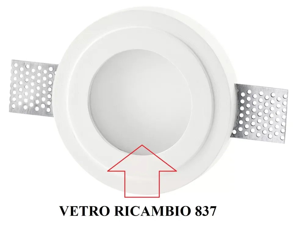 Accessori-IsyLuce Vetrino ovale per faretto da incasso 837