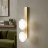 Applique Da Parete-Vivida International Vivida applique lampada da parete madame oro spazzolato led 3000k dimmerabile