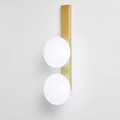 Applique Da Parete-Vivida International Vivida applique lampada da parete madame oro spazzolato led 3000k dimmerabile