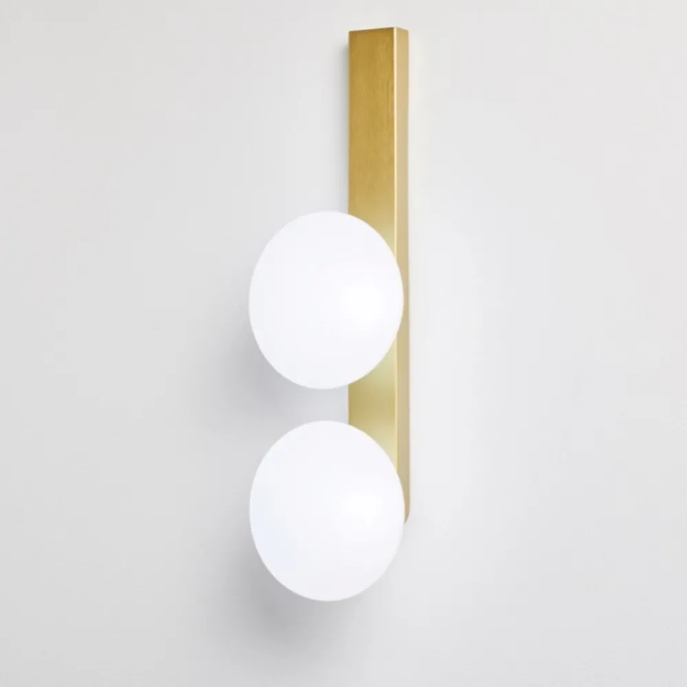 Applique Da Parete-Vivida International Vivida applique lampada da parete madame oro spazzolato led 3000k dimmerabile