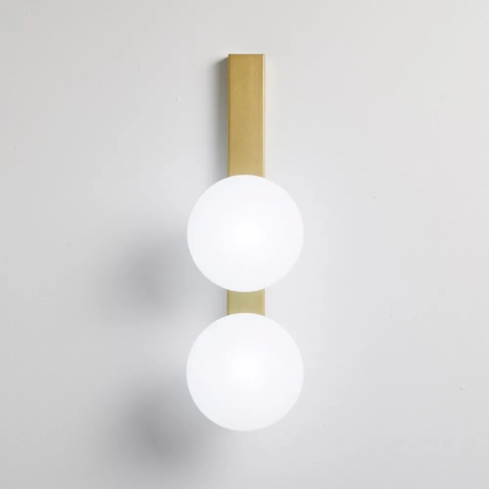 Applique Da Parete-Vivida International Vivida applique lampada da parete madame oro spazzolato led 3000k dimmerabile