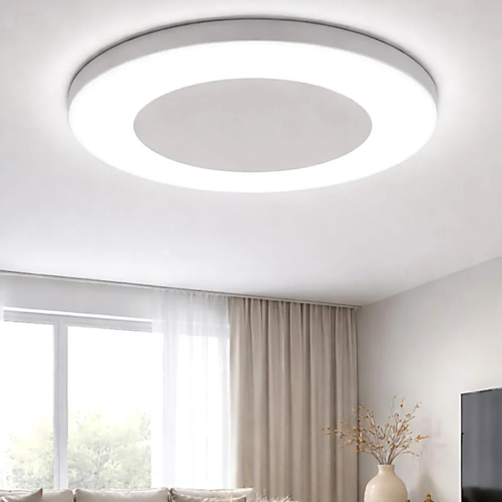 Plafoniere Moderne-Vivida International Vivida arura plafoniera moderna led 38w cct 60cm bianca