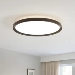 Plafoniere Moderne-Vivida International Vivida atena plafoniera moderna rotonda nera 48w 3000k 4000k