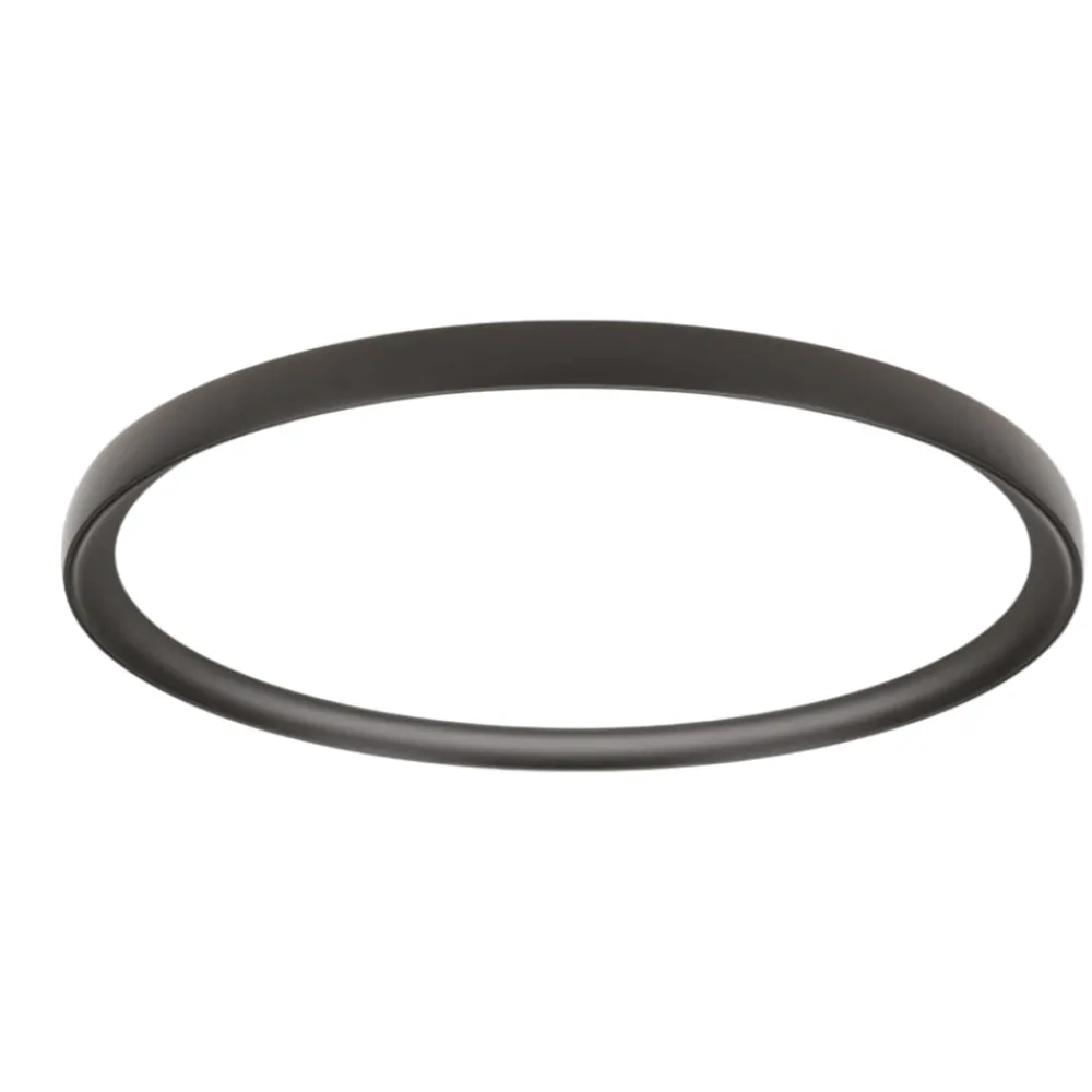 Plafoniere Moderne-Vivida International Vivida atena plafoniera moderna rotonda nera 48w 3000k 4000k