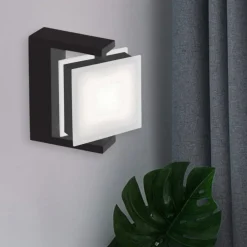 Applique Da Parete-Vivida International Vivida axella applique led 10w 3000k nera girevole