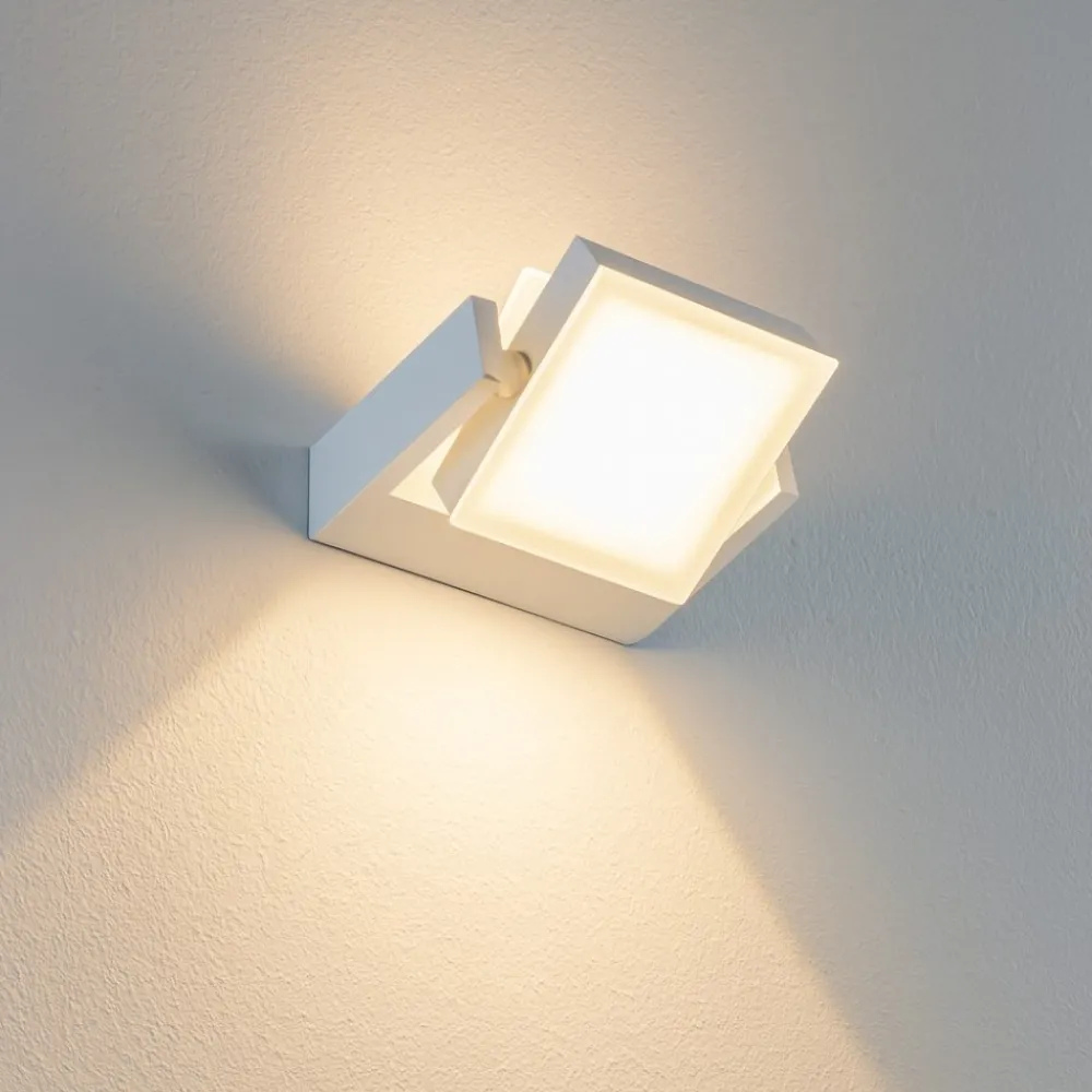 Applique Da Parete-Vivida International Vivida axella applique led 10w orientabile bianca per corridoio 3000k
