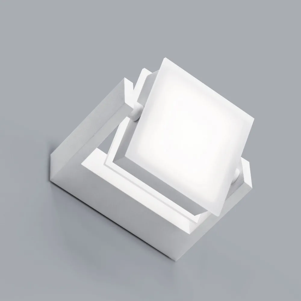 Applique Da Parete-Vivida International Vivida axella applique led 10w orientabile bianca per corridoio 3000k