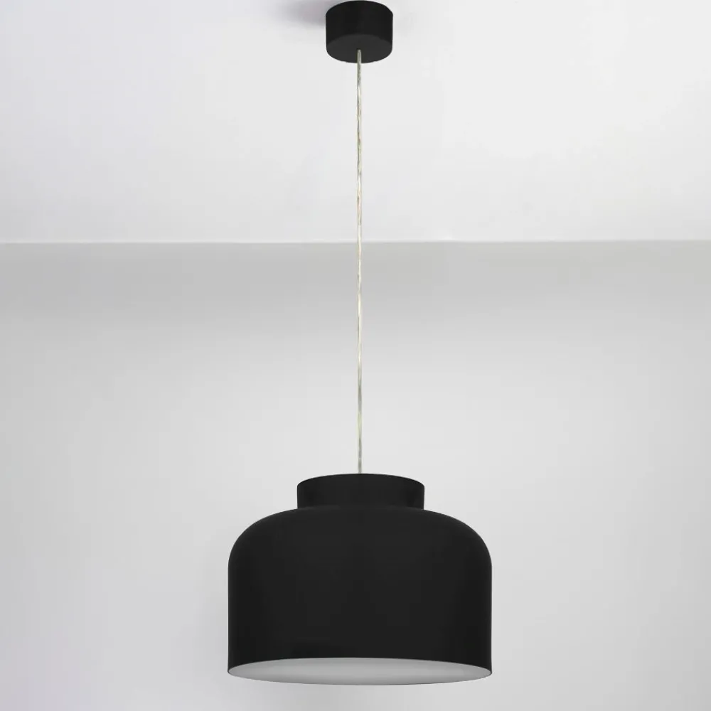 Lampadari Cucina-Vivida International Vivida bottone lampadario da cucina dimmerabile nero biemissione con telecomando