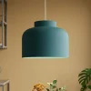 Lampadari Cucina-Vivida International Vivida bottone petrolio lampadario per cucina moderna led dimmerabile con telecomando