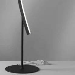 Lampade Da Terra-Vivida International Vivida bow lampada da terra ad arco nera moderna led 3000k