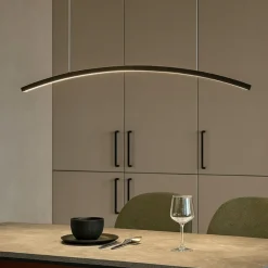 Lampadari Moderni-Vivida International Vivida bow lampadario moderno nero per sala da pranzo 3000k 4000k