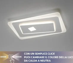 Plafoniere Moderne-Vivida International Vivida brighton plafoniera per camera da letto led 3000k 4000k