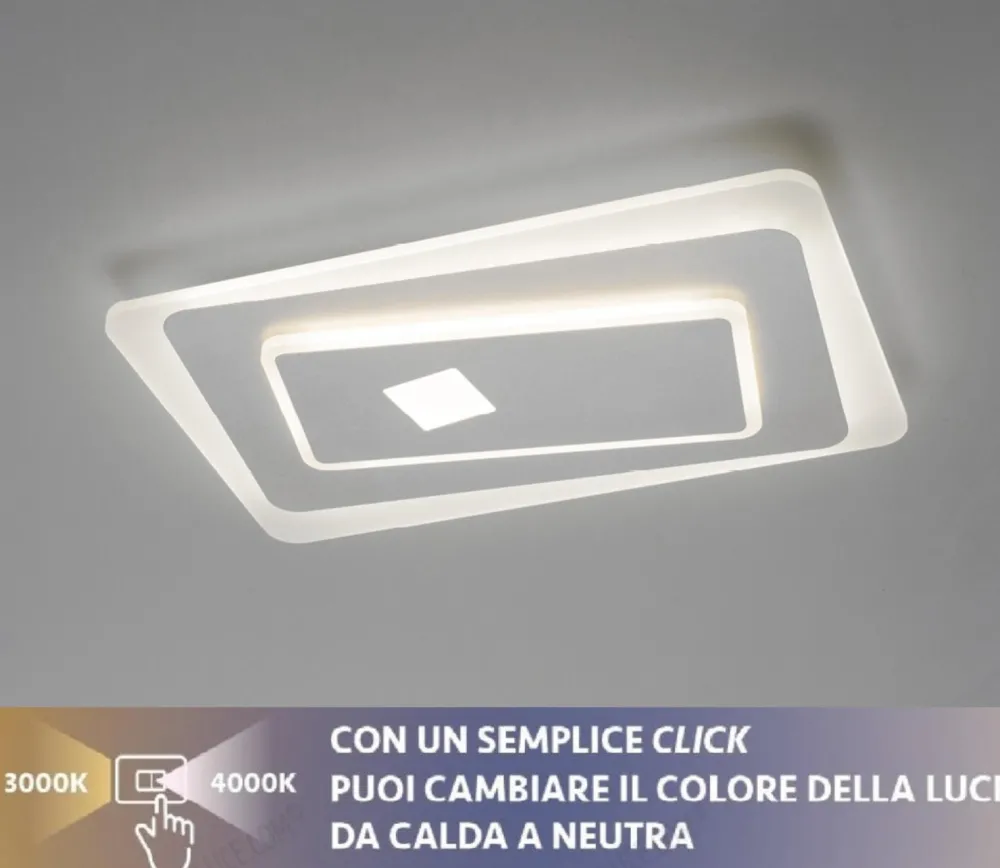 Plafoniere Moderne-Vivida International Vivida brighton plafoniera per camera da letto led 3000k 4000k