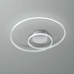 Plafoniere Moderne-Vivida International Vivida circuit plafoniera led 3000k 4000k dimmerabile design moderno bianca