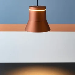 Lampade A Sospensione-Vivida International Vivida cloche lampada a sospensione caffe led 6w 3000k