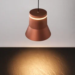 Lampade A Sospensione-Vivida International Vivida cloche lampada a sospensione caffe led 6w 3000k