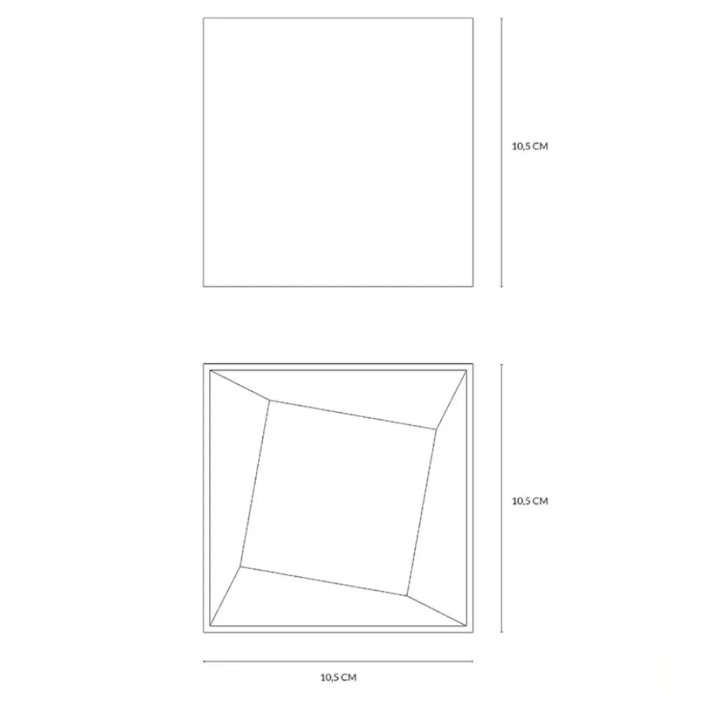 Faretti Da Esterno-Vivida International Vivida cube faretto da esterno nero ip44 led 3000k