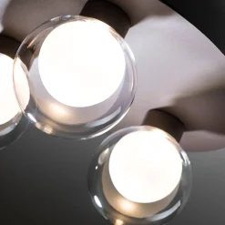 Plafoniere Moderne-Vivida International Vivida essence plafoniera 3 luci champagne led 3000k