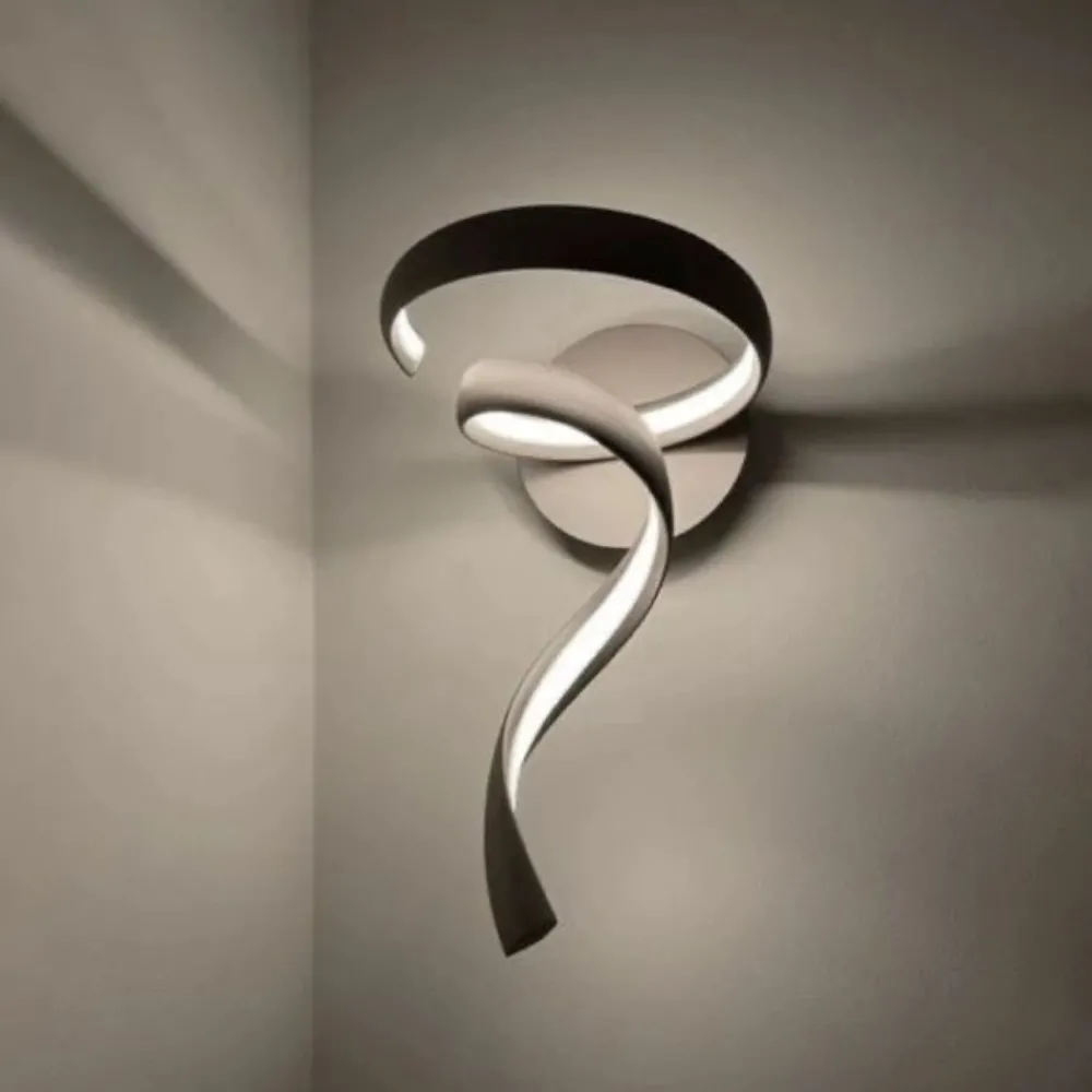 Applique Da Parete-Vivida International Vivida flame applique led moderna sabbia 3000k 4000k