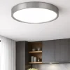 Plafoniere Moderne-Vivida International Vivida hera plafoniera moderna 50cm titanio led 40w cct dimmerabile