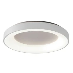 Plafoniere Moderne-Vivida International Vivida inner-r 80 plafoniera bianca rotonda led 80w 3000k 4000k dimmerabile