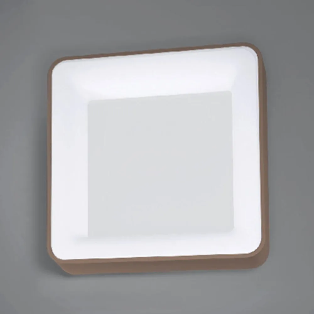 Plafoniere Moderne-Vivida International Vivida inner-s plafoniera 60 led 50w 3000k 4000k dimmerabile quadrata sabbia