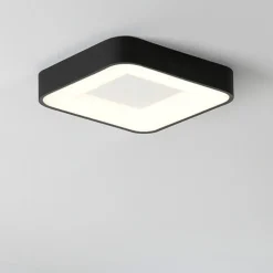 Plafoniere Moderne-Vivida International Vivida inner-s plafoniera 40 nera led 32w 3000k 4000k dimmerabile