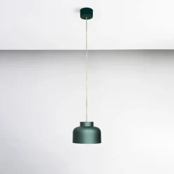 Lampade A Sospensione-Vivida International Vivida lampada a sospensione bottone petrolio biemissione dimmerabile con telecomando