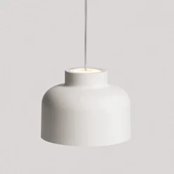 Lampade A Sospensione-Vivida International Vivida lampada a sospensione bottone bianca biemissione dimmerabile con telecomando