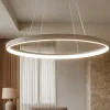 Lampadari Moderni-Vivida International Vivida lifering-o lampadario moderno sabbia ovale led 50w 3000k 4000k