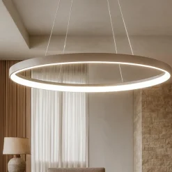 Lampadari Moderni-Vivida International Vivida lifering-o lampadario moderno sabbia ovale led 50w 3000k 4000k