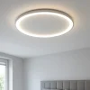 Plafoniere Moderne-Vivida International Vivida lifering-o plafoniera titanio ovale led 40w 3000k 4000k