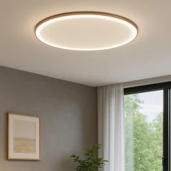 Plafoniere Moderne-Vivida International Vivida lifering-o plafoniera led sabbia ovale 40w 3000k 4000k