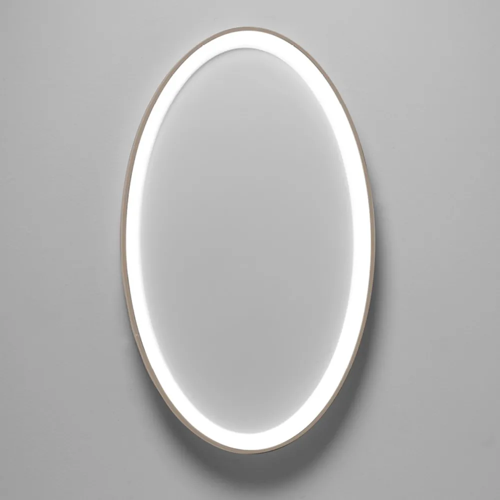 Plafoniere Moderne-Vivida International Vivida lifering-o plafoniera led 50w 3000k 4000k ovale sabbia