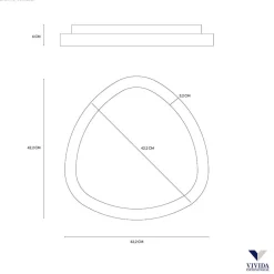 Plafoniere Moderne-Vivida International Vivida lifering sabbia plafoniera a led 38w 3000k-4000k moderna