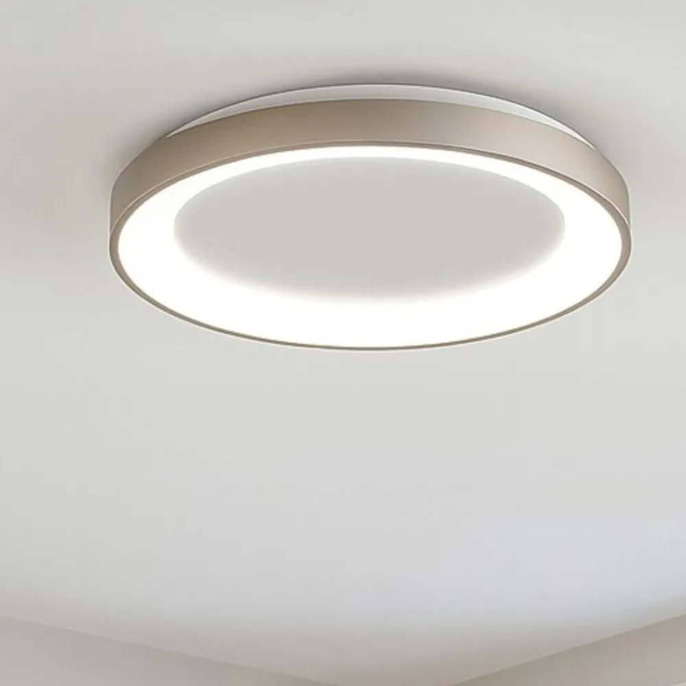 Plafoniere Moderne-Vivida International Vivida lifering sabbia plafoniera da cucina ovale moderna led 48w 3000k 4000k dimmerabile