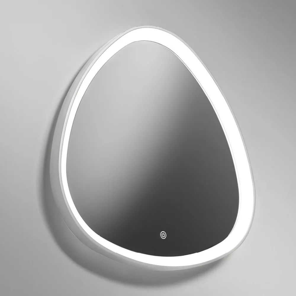 Specchi Da Parete-Vivida International Vivida lifering specchio titanio led touch 25w 3000k
