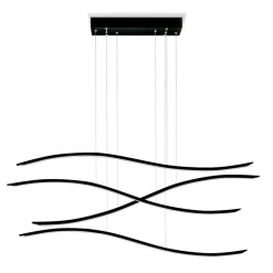 Lampadari Moderni-Vivida International Vivida lil wave lampadario moderno led 3000k nero