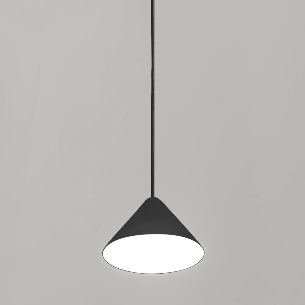 Lampade A Sospensione-Vivida International Vivida luminelle lampada a sospensione cono antracite moderno
