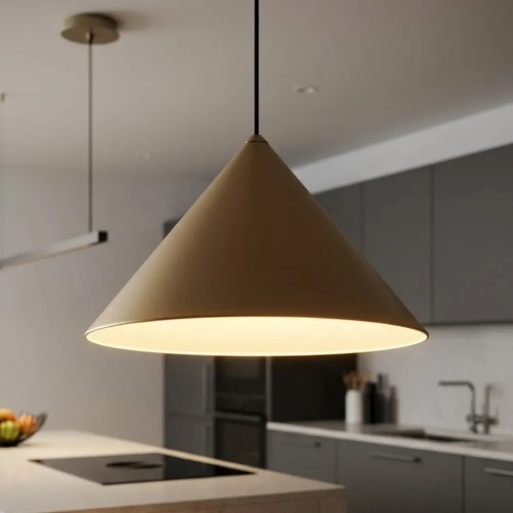Lampade A Sospensione-Vivida International Vivida lumunelle lampada a sospensione sabbia design cono moderno