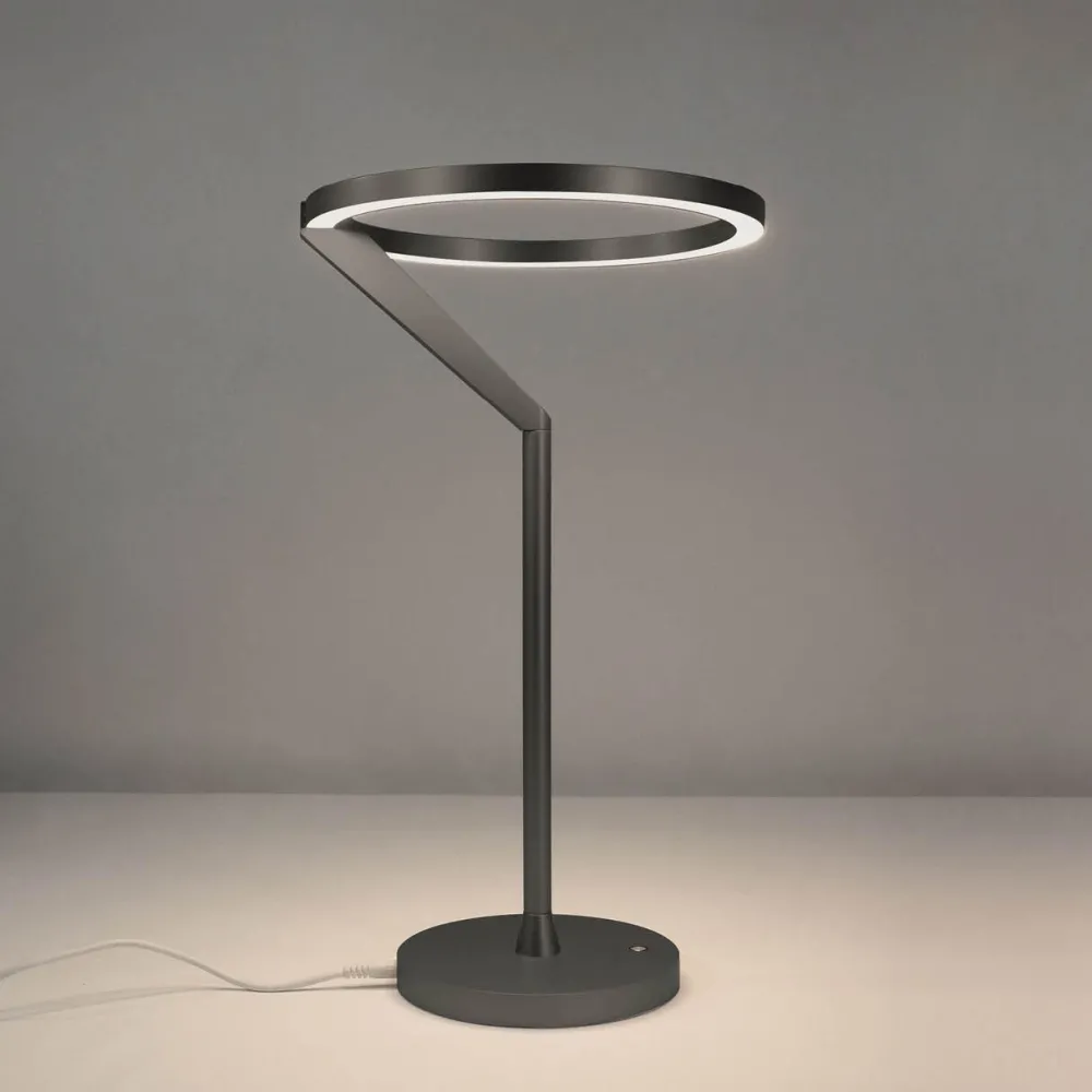 Lampade Da Tavolo-Vivida International Vivida meridiana lampada da tavolo bronzo led 15w dimmerabile 3000k 4000k