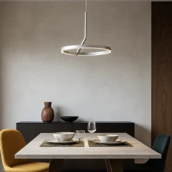 Lampadari Moderni-Vivida International Vivida meridiana lampadario moderno titanio led 17w 3000k 4000k