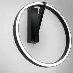Plafoniere Moderne-Vivida International Vivida meridiana nero plafoniera led 33w 3000k 4000k moderna