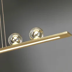 Lampadari Cucina-Vivida International Vivida moonlight lampadario oro led 36w 3000k per cucina moderna