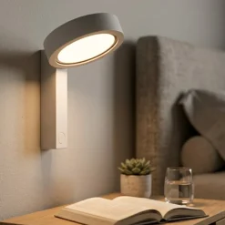 Applique Camera Da Letto-Vivida International Vivida noxis applique da comodino orientabile bianca led dimmerabile presa usb