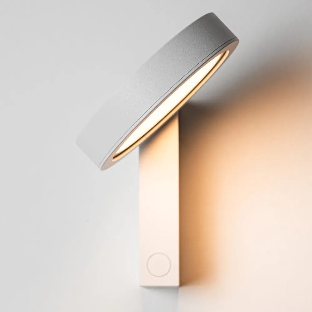 Applique Camera Da Letto-Vivida International Vivida noxis applique da comodino orientabile bianca led dimmerabile presa usb