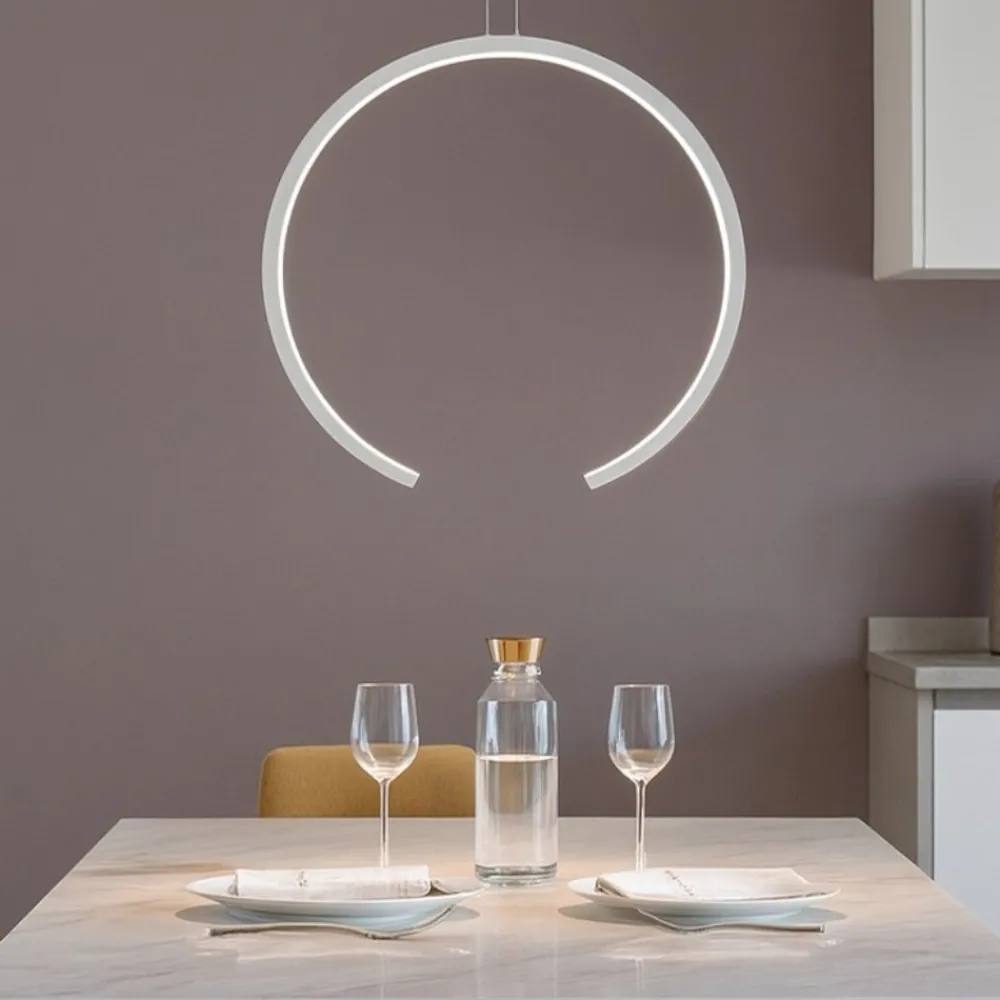 Lampadari Moderni-Vivida International Vivida olympic lampadario moderno economico bianco led 30w 3000k 4000k