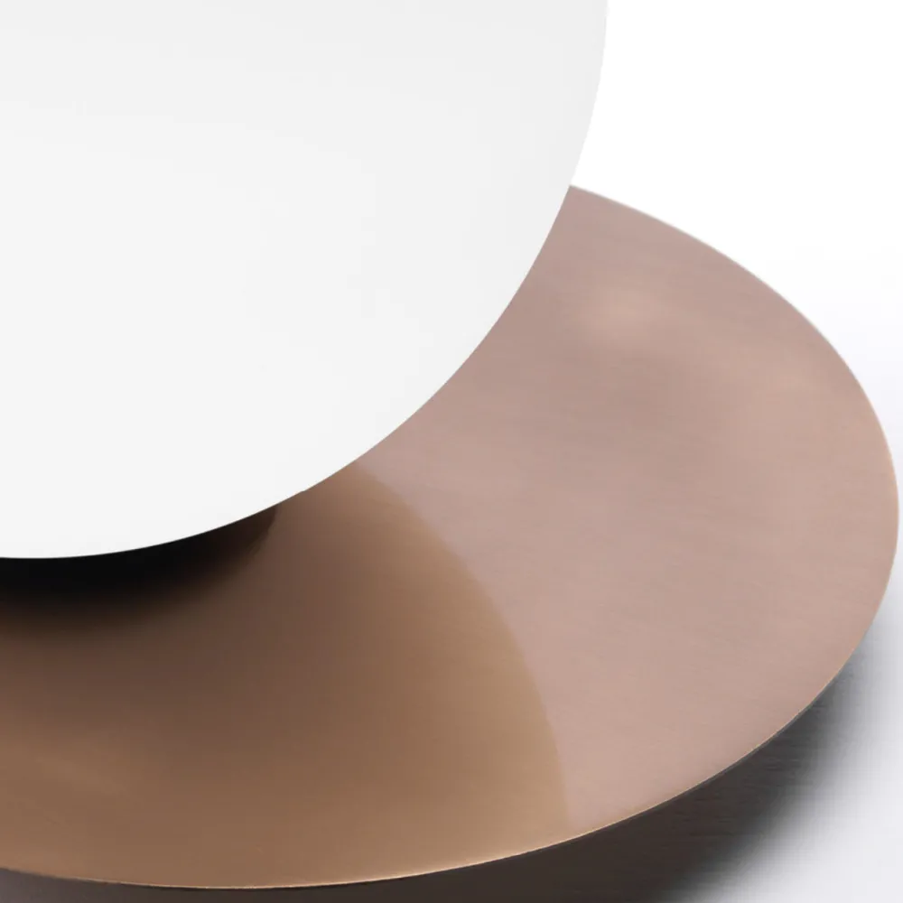 Abat Jour-Vivida International Vivida pearl abat-jour da comodino moderna oro rosa led 12w 3000k